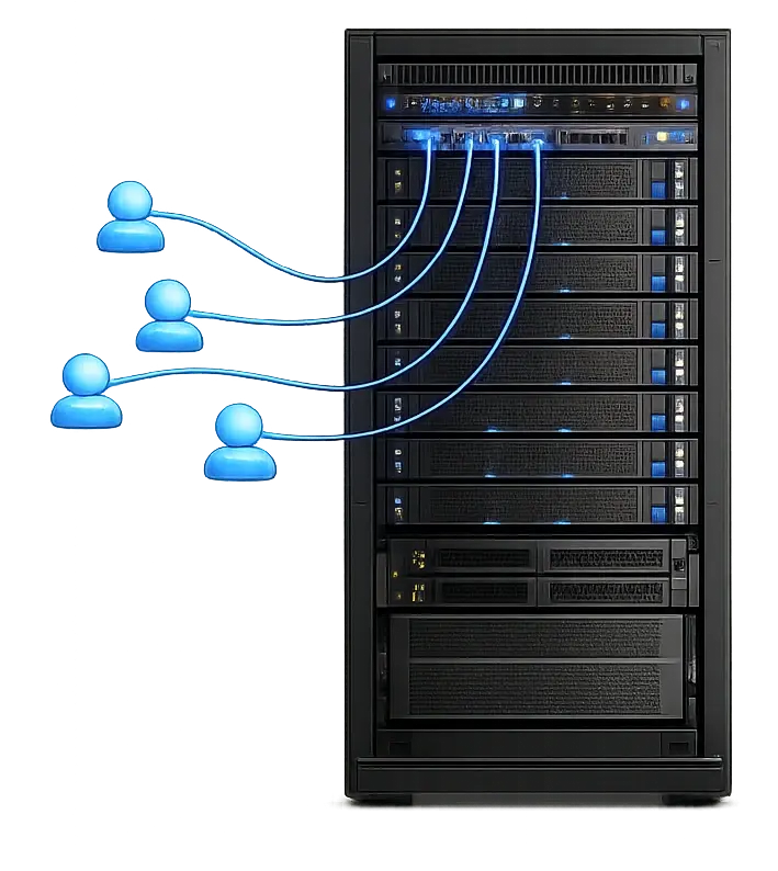 VPS server illustration